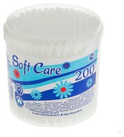 Ватные палочки Soft Care 200 шт. банка