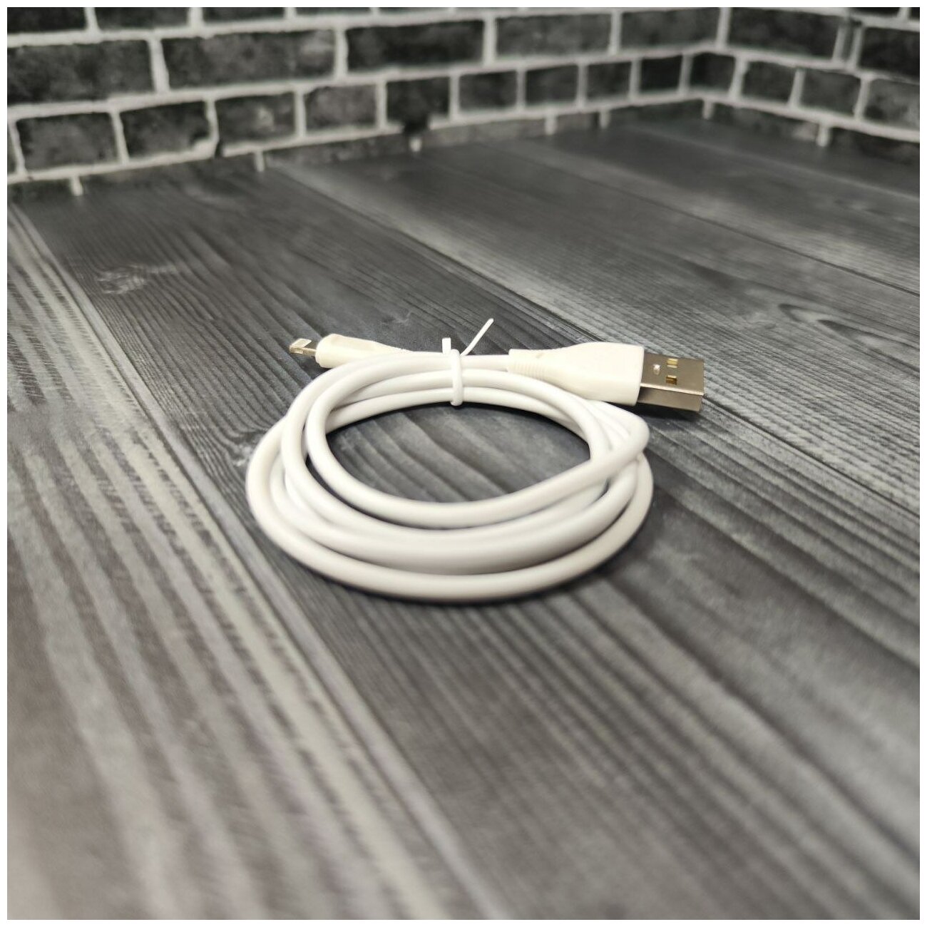 Кабель GERLAX USB Lightning 24А для быстрой зарядки телефона для iPhone iPad AirPods провод для мобильного устройства 1 метр