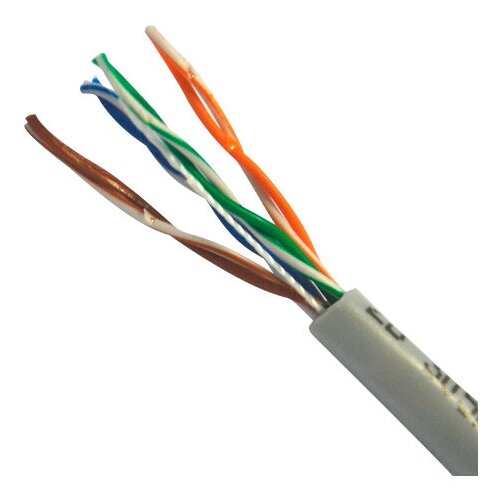 Кабель компьютерный (витая пара) UTP 4PR CAT5e 4х2x0,5 мм Proconnect Light (305 м) интернет кабель витая пара utp 4pr cat5e 4х2х0 5 мм proconnect light 305 м