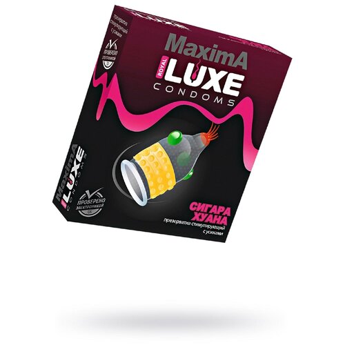 Luxe Презерватив LUXE Maxima Сигара Хуана - 1 шт. презерватив luxe maxima контрольный выстрел 1 шт