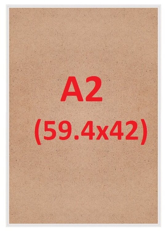 Рамка 42.0x59.4 (А2) Nielsen алюминий белый №2
