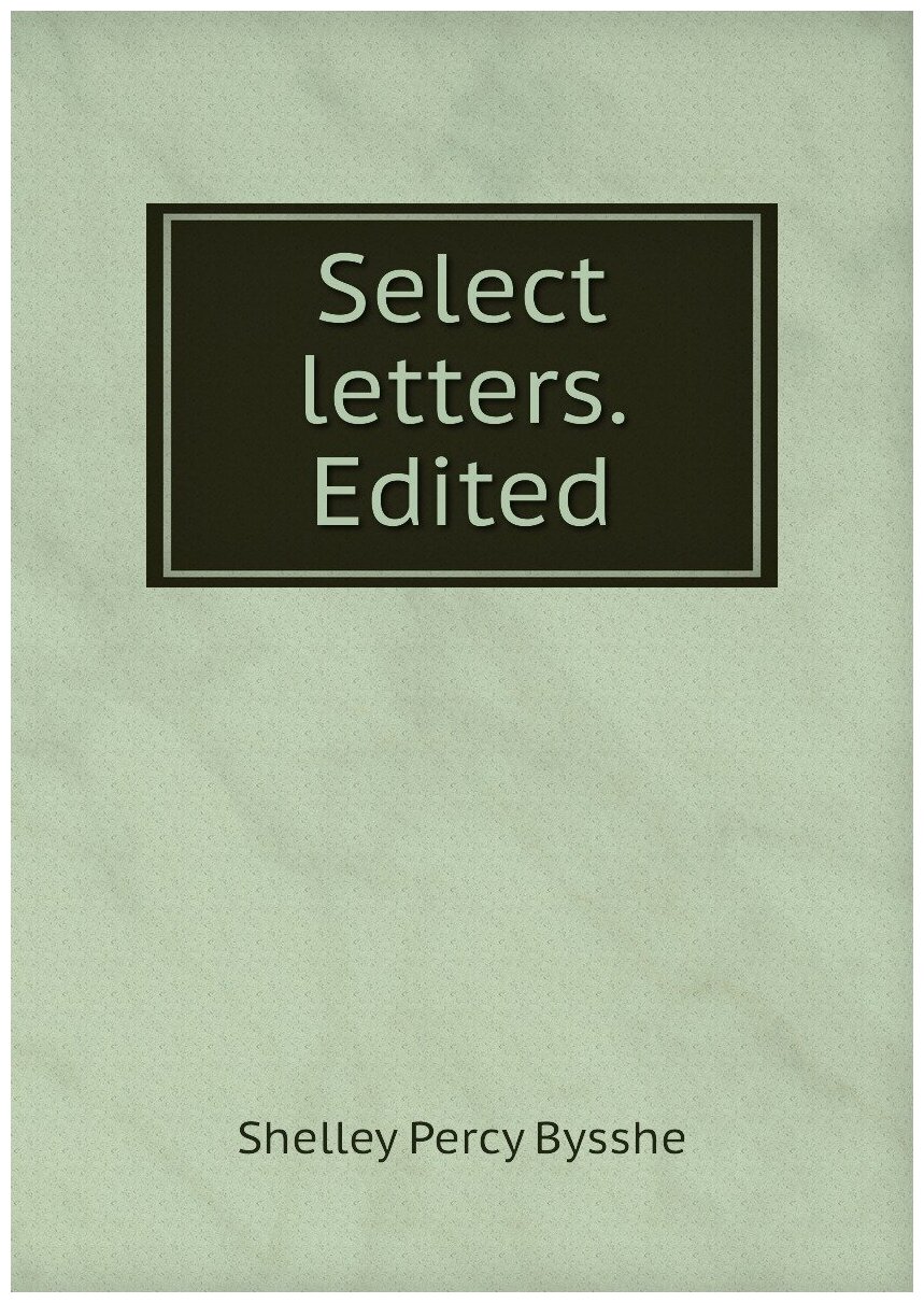 Select letters. Edited