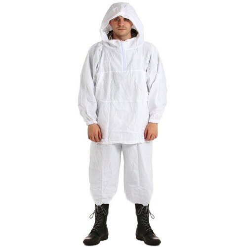 фото Костюм зимний, маскировочный "метель" белый, бязь, р. 50-56, 176-182 newstore