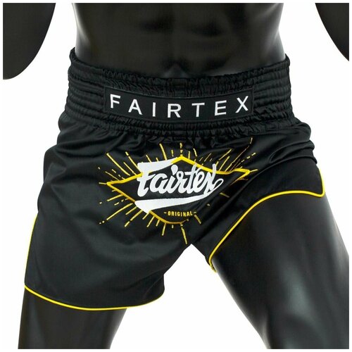 Шорты Fairtex, размер S, черный, золотой