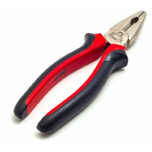 Сервис ключ Пассатижи с красно-черной ручкой, 180 мм 75180 пассатижи 180 мм prof серия двухкомпонентные рукоятки 1020 02 1 180