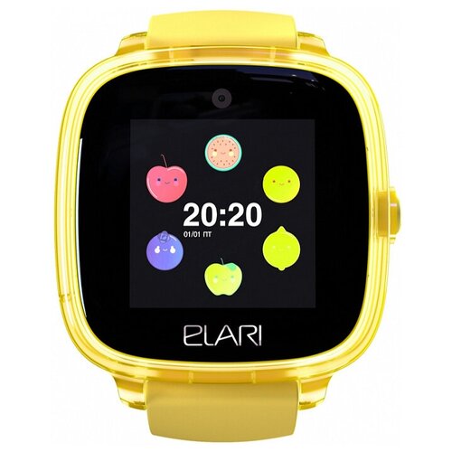 Детские умные часы - телефон ELARI KidPhone Fresh c защитой от воды и пыли, желтые