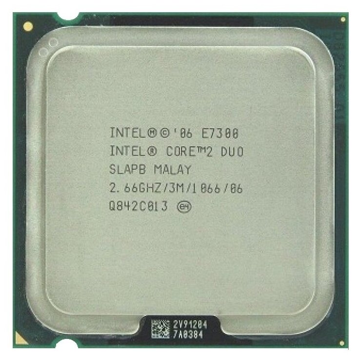 Процессор Intel Core 2 Duo E7300 Wolfdale LGA775 2 x 2667 МГц