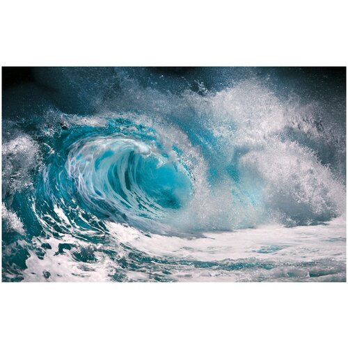 Картина на холсте Океанская волна 60x100 см 6273₽