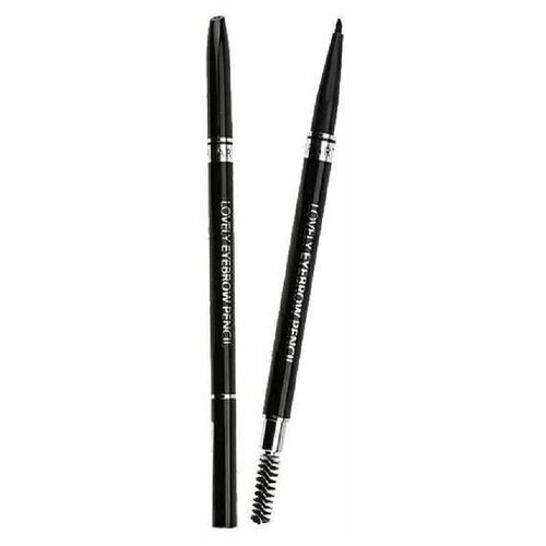Tony Moly Lovely Eyebrow Pencil 5-5 Black Brown, Карандаш для бровей