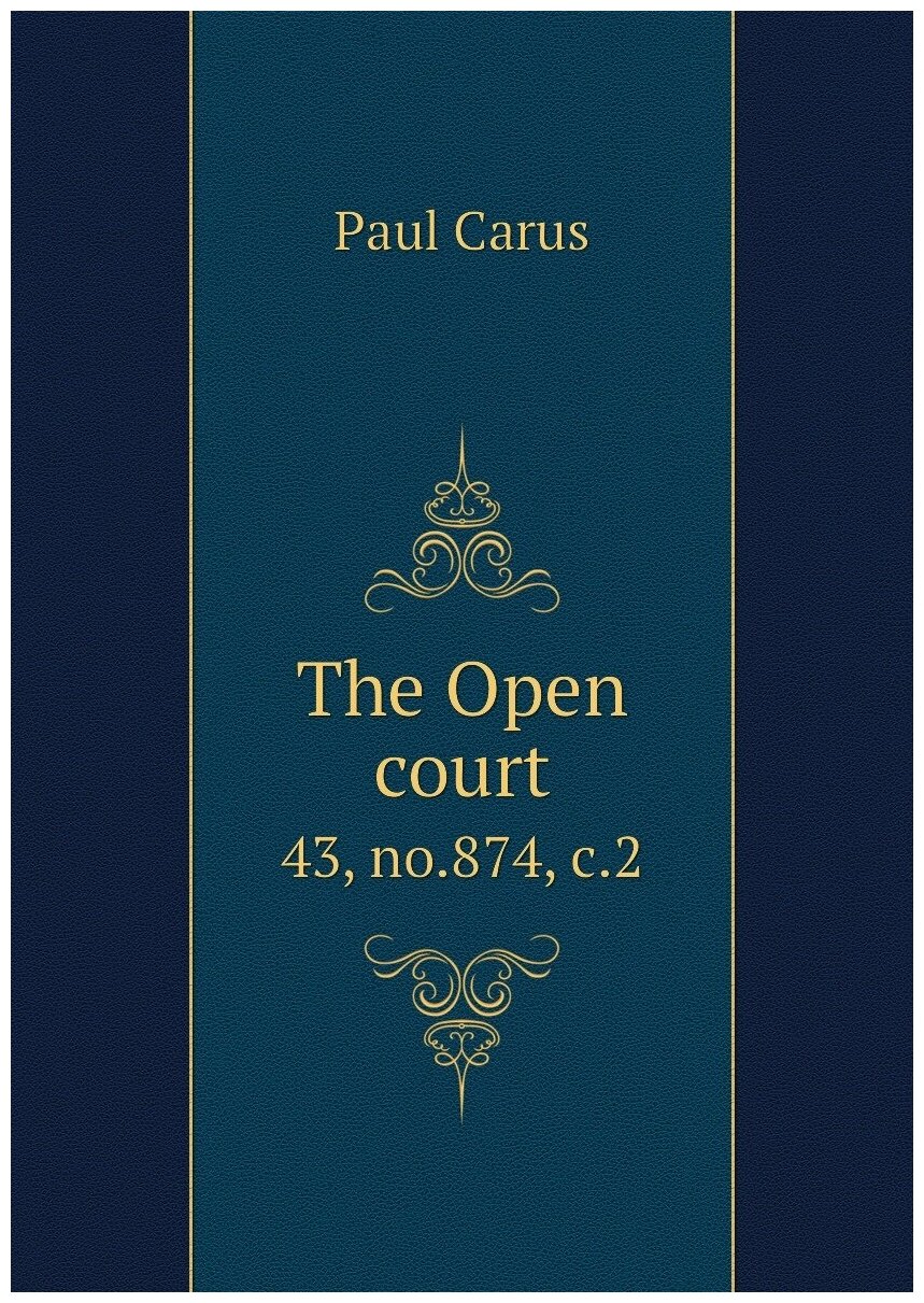 The Open court. 43, no.874, c.2