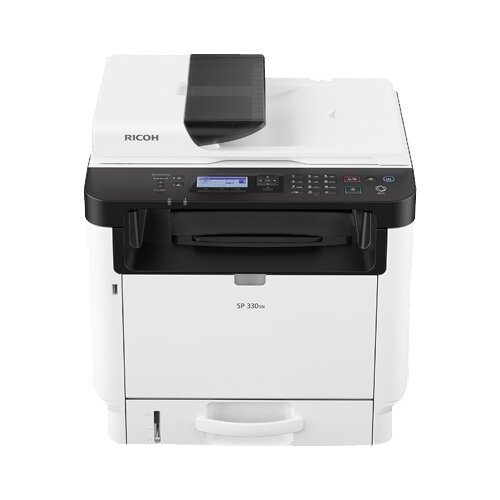 МФУ Ricoh SP 330SN копир-принтер-сканер ADF duplex 32стрмин 1200x600dpi LAN Wi-Fi A4 NFC 2652900₽