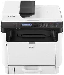 МФУ лазерное Ricoh SP 330SN, ч/б, A4, белый/черный