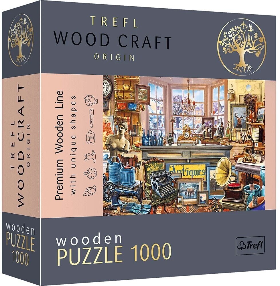 Пазл деревянный Trefl 1000 деталей: Антикварный магазин