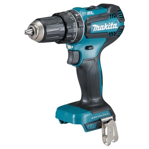 фото Ударная аккумуляторная дрель-шуруповерт makita dhp485z 50 н·м синий/черный