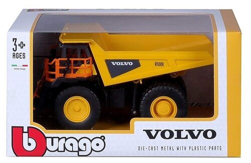 Машинка Самосвал 1:60 Bburago Volvo R100E 18-32089