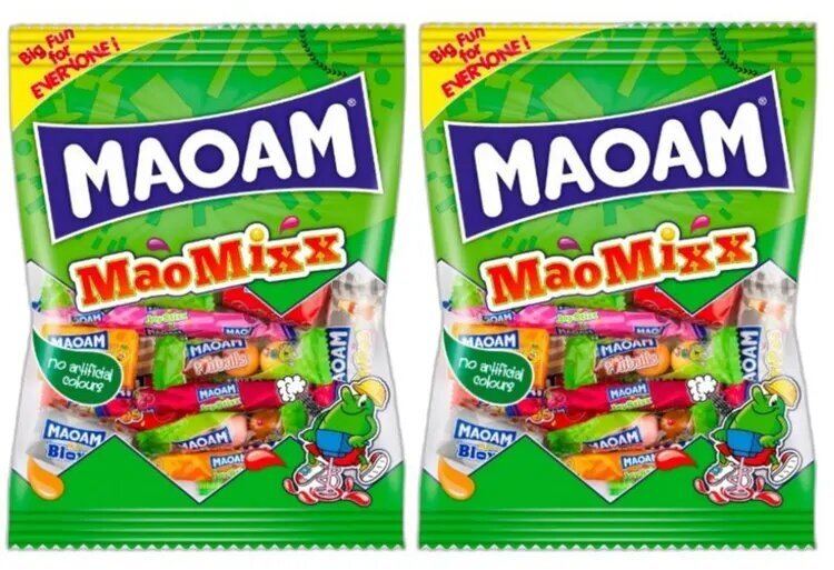 Жевательные конфеты Haribo Maoam MAO MIX 2 пакета по 70 гр. - фотография № 1