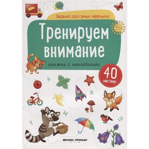 Тренируем внимание. Книжка с наклейками