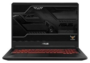 Ноутбук ASUS TUF Gaming FX705 (1920x1080, Intel Core i7 2.2 ГГц, RAM 8 ГБ, SSD 128 ГБ, HDD 1000 ГБ, GeForce GTX 1050 Ti, Win10 Home)