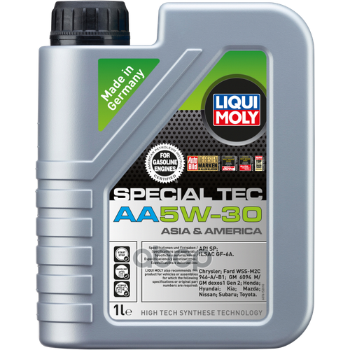 Liqui moly Liquimoly 5w30 Special Tec Aa (Leichtlauf Special Aa) (1l)_масло Моторное !Синт Api Sn, Ilsac Gf5 7515