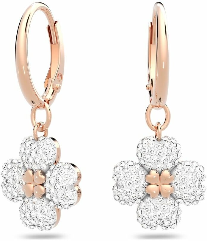 Серьги с подвесками SWAROVSKI, кристаллы Swarovski