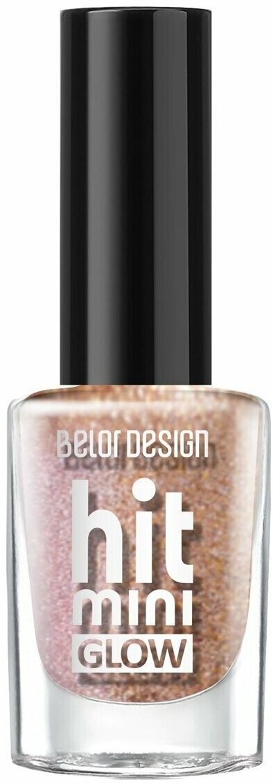 Belor Design Лак для ногтей MINI HIT GLOW тон 72, 6 мл.