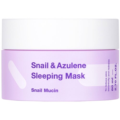 TIAM Маска ночная с муцином улитки и азуленом - Snail & Azulene Sleeping Mask, 80мл