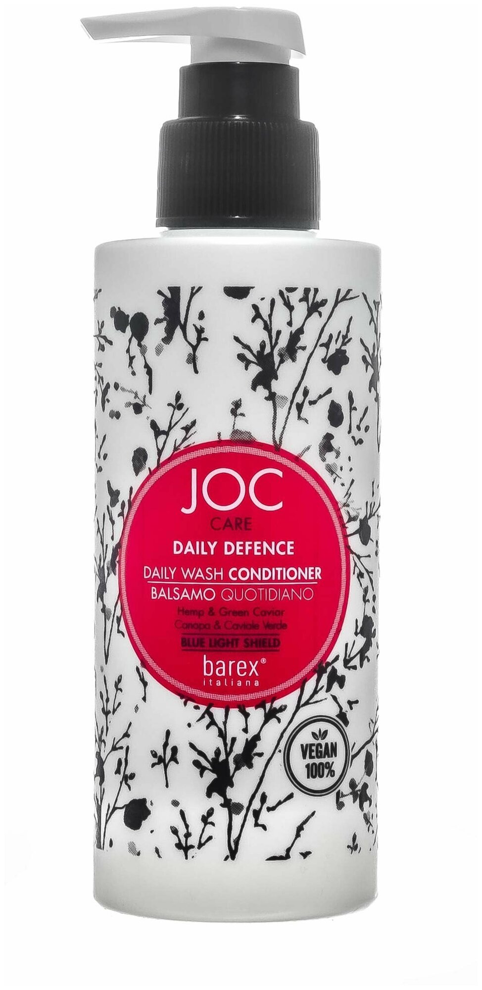 Barex Joc Care Line: Кондиционер для ежедневного применения с коноплей и зеленой икрой "Daily Defence" 250 мл