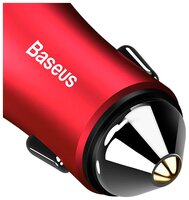 Автомобильная зарядка Baseus Golden Contactor Dual U Intelligent Car Charger 2.4A CCALL-DZ01/DZ12/DZ