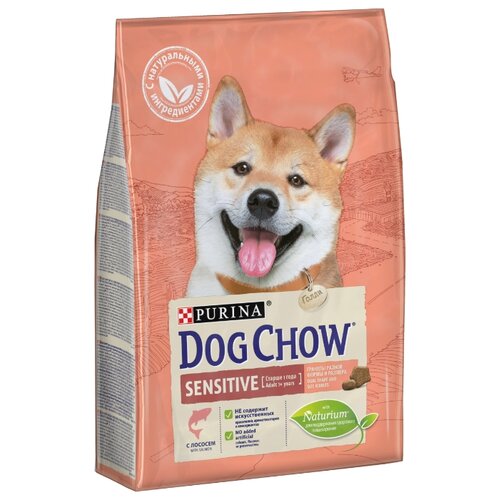фото Сухой корм для собак DOG CHOW для здоровья кожи и шерсти, лосось 2.5 кг