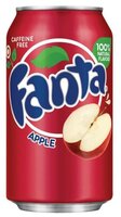 Газированный напиток Fanta Apple, США, 0.355 л, 12 шт.