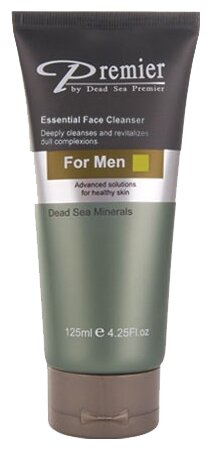 Premier Dead Sea Гель для умывания For Men, 125 мл