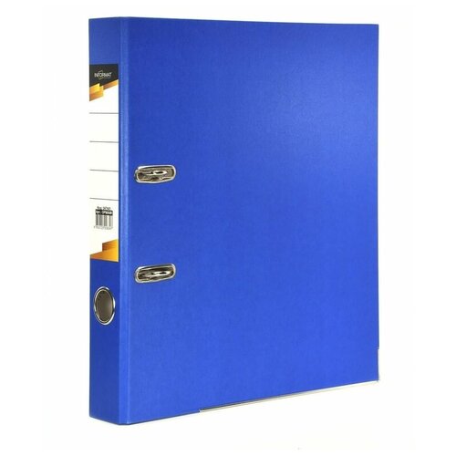 Папка с арочным механизмом inформат (55мм, А4, картон) синяя