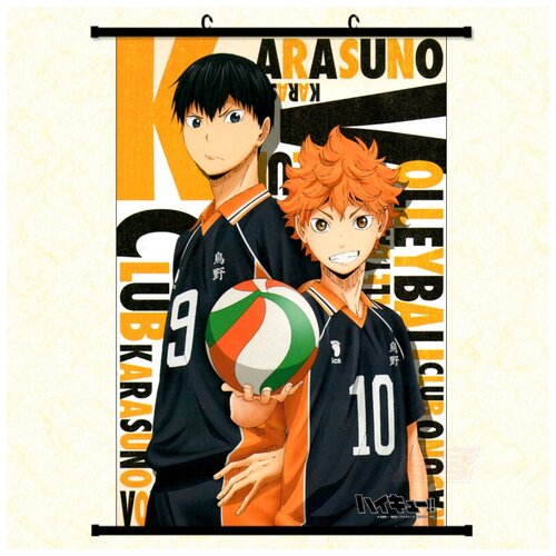 Аниме плакат на холсте Волейбол 60х40