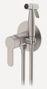 Изображение товара Смеситель с гигиеническим душем Frap F72801 / F72801-6, сатин