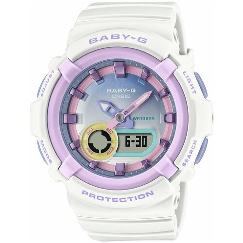 Наручные часы CASIO Baby-G, мультиколор, синий