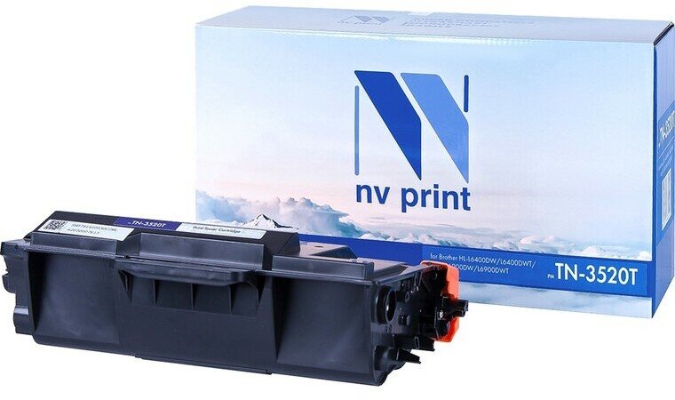 Тонер-картридж NV Print NV-TN3520T Черный для Brother HL-L6400DW/L6400DWT/MFC-L6900DW/L6900DWT