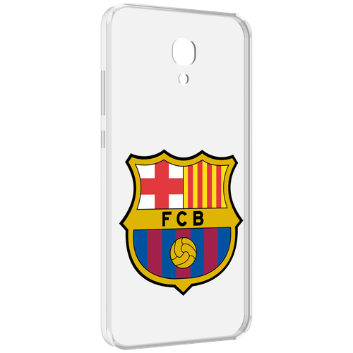 Чехол MyPads ФК FCB Барселона для Meizu M6 (M711Q) задняя-панель-накладка-бампер