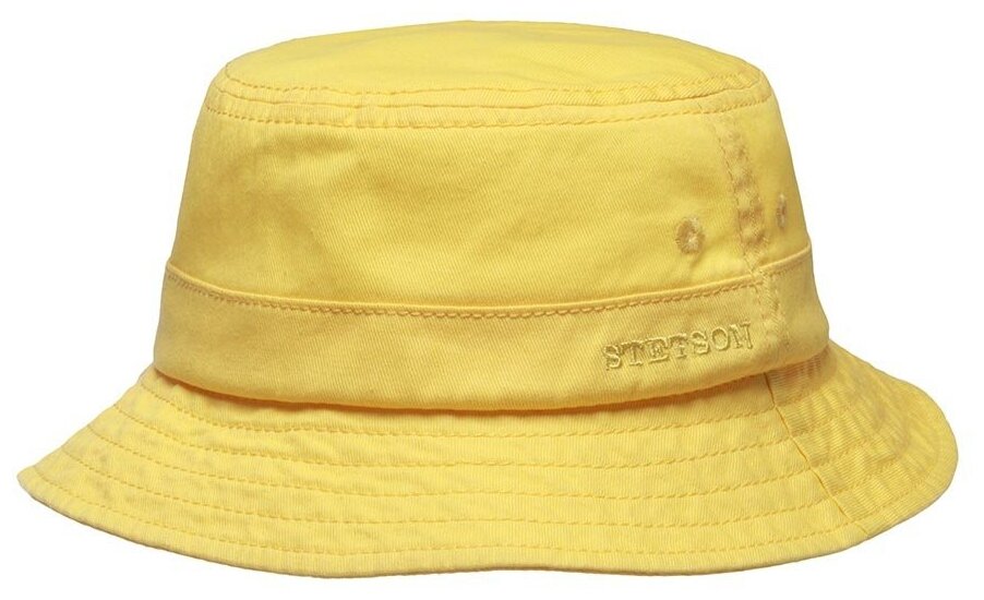 Панама STETSON арт. 1811110 BUCKET COTTON TWILL (желтый) 