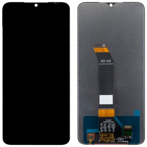 Дисплей для Xiaomi Poco M5 в сборе с тачскрином (22071219CG) Черный