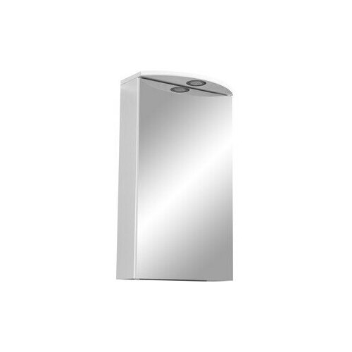 Зеркало-шкаф Stella Polar Альда 40 с подсветкой, белый (SP-00000222)