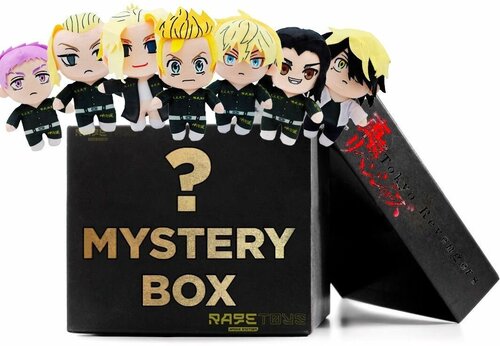 Mystery Box из 2х мягких плюшевых игрушек-сюрприз из аниме 