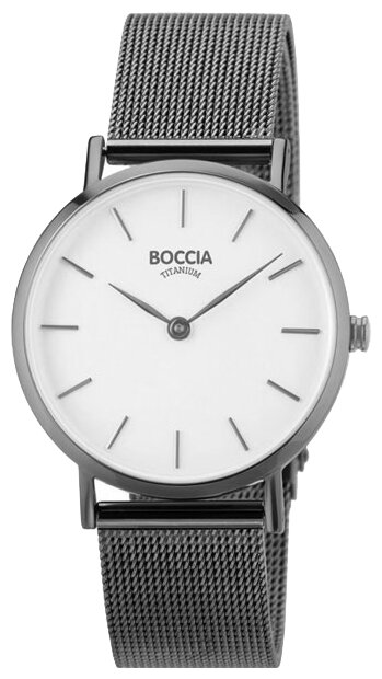 Наручные часы BOCCIA Circle-Oval 3281-04, белый, серебряный