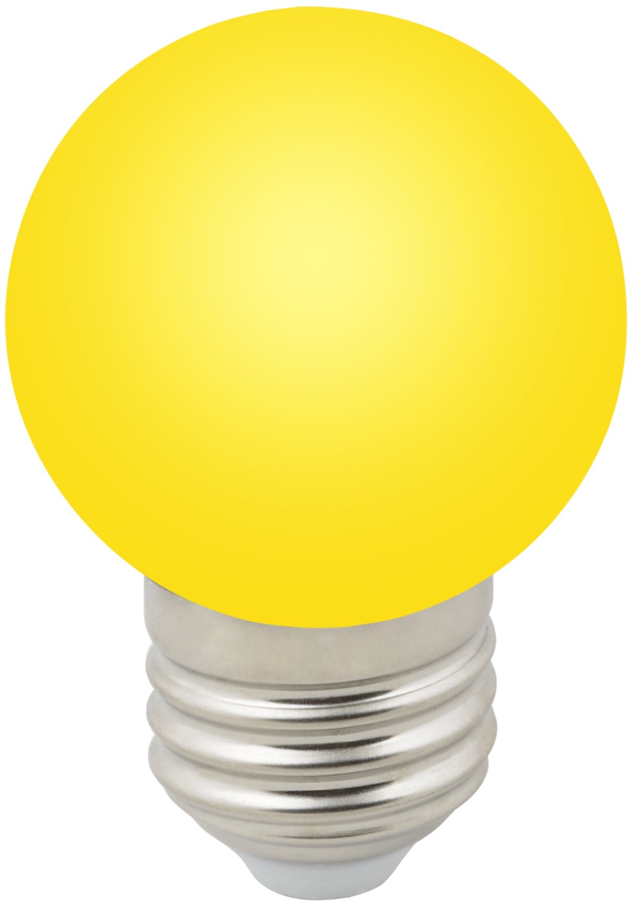 Volpe Лампа декоративная желтый свет (UL-00005649) E27 1W матовая LED-G45-1W/YELLOW/E27/FR/С