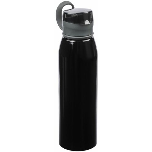 фото Спортивная бутылка для воды korver, черная, высота 25 см; диаметр 6,6 см, алюминий нет бренда