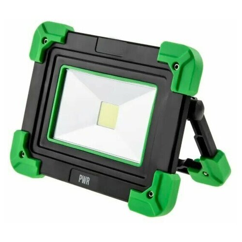 фото Фонарь-прожектор pwr 5 вт с противоударным и пылевлагозащищенным корпусом станет незаменимым помощником на отдыхе, в поездке и в быту. поворотная опор лето