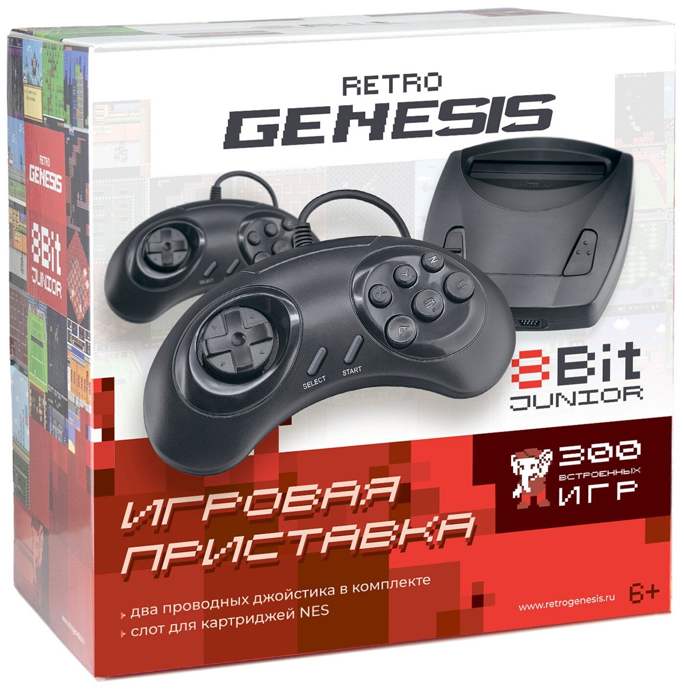 Игровая консоль RETRO GENESIS Junior черный - фото №16
