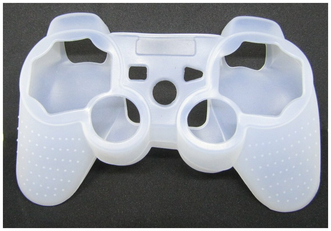 Силиконовый защитный чехол на геймпад PS3 белый