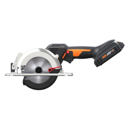 Циркулярная мини-пила аккумуляторная бесщеточная 120 мм 20В WORX worxsaw WX531.9, без АКБ и ЗУ