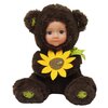 Кукла Город Игр Anna De Wailly Медвежонок с цветочком, 20 см, GI-6731 - изображение