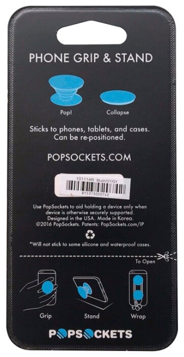 Поп-сокет PopSockets 101114 Blush/GY/GY фото 6